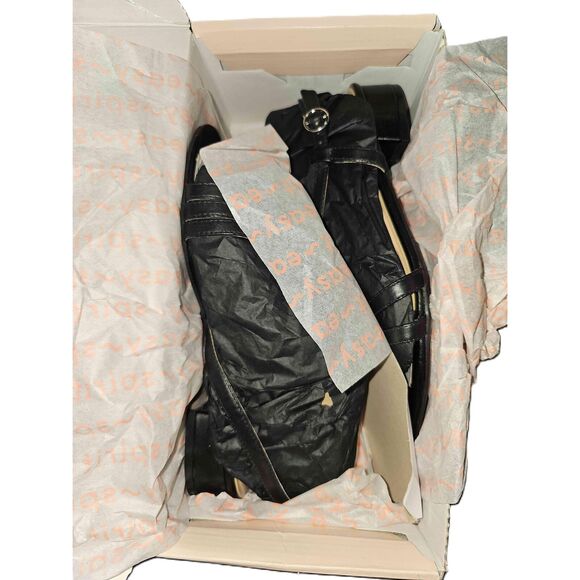 Easy Spirit Glenni Black Open Toe Strappy Slingback Sandals Size 7.5 W New - Picture 5 of 9